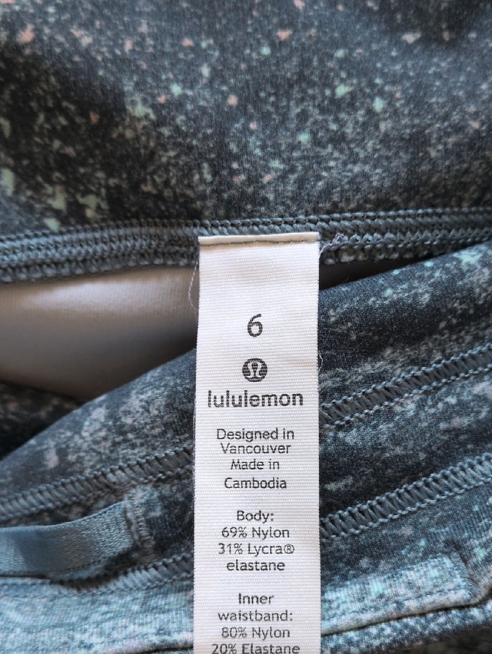 Women's Lululemon Leggings Capri Length Size 6 - Picture 3 of 6